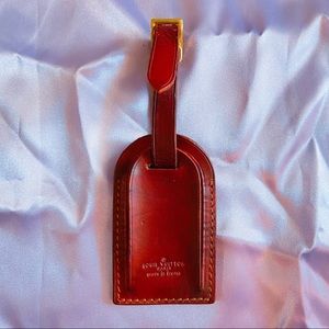 authentic vintage used LOUIS VUITTON luggage tag